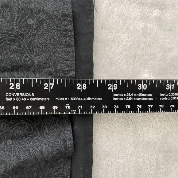 Guess Shirt Mens Extra Large Black Paisley Button Up Y2K Party Club Dancing - Picture 11 of 11